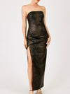 Bex Maxi Dress in Dark Brown