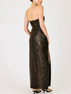 Bex Maxi Dress in Dark Brown