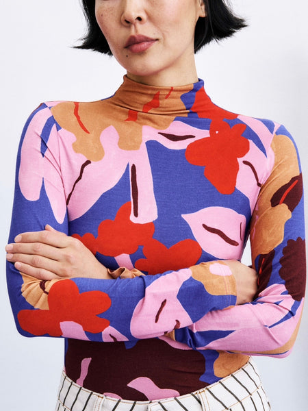 Yongin Top in Kanzan Print