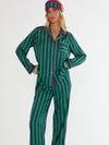 Eye Mask in Pine Stripe