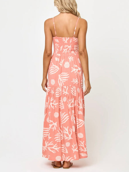 Mallorca Dress in Shell or High Water Poppy