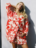 Rio Tunic in Hibiscus Bloom