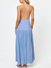 Row Maxi Dress in Chambray