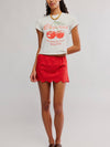 Eyes On You Skort in High Risk Red