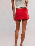 Eyes On You Skort in High Risk Red