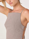 Nora Top in Brown Gingham