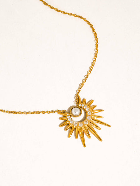 Kindred Pearl Sunburst Necklace