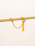 Nola CZ Chain Drop Earring