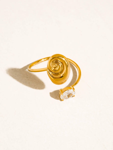 Solenya Seashell Ring