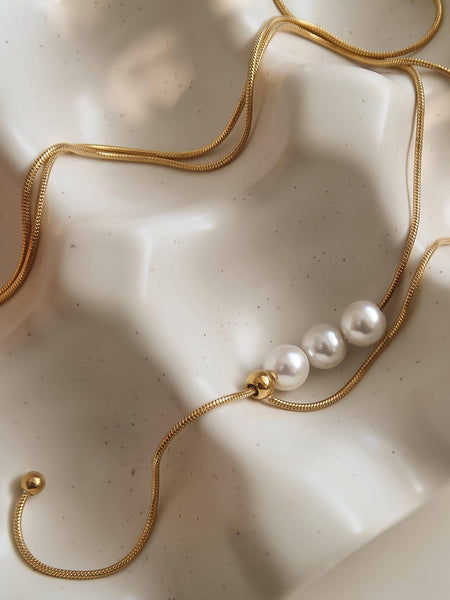 Montana Pearl Y Drop Necklace