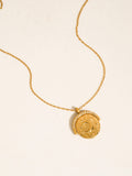 Reese Coin CZ Necklace