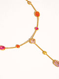 Briennon Beaded Y Necklace in Multi