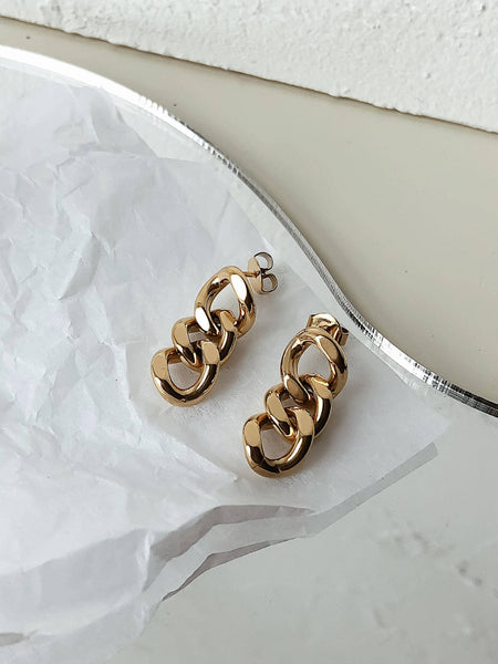 Avalon Chain Link Earrings