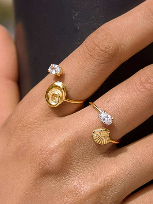 Solenya Seashell Ring