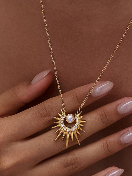 Kindred Pearl Sunburst Necklace