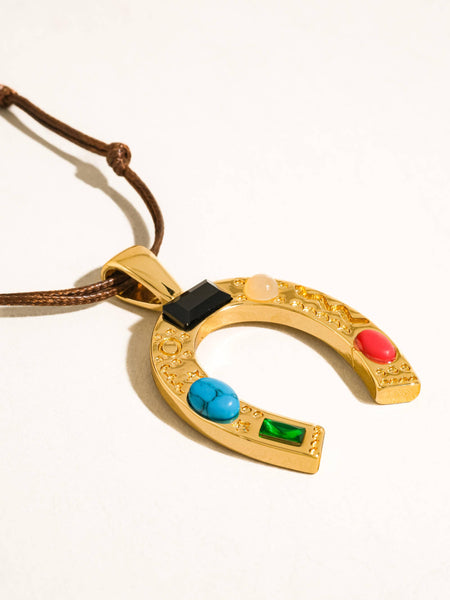 Maribel Horseshoe Necklace
