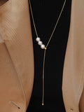 Montana Pearl Y Drop Necklace