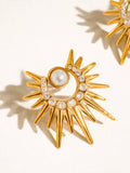 Kindred Pearl Sunburst Earrings