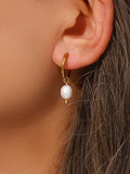 Toile Classic Pearl Drop Earrings