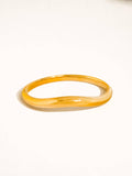 Mathieu Sculptural Bangle Bracelet in Gold