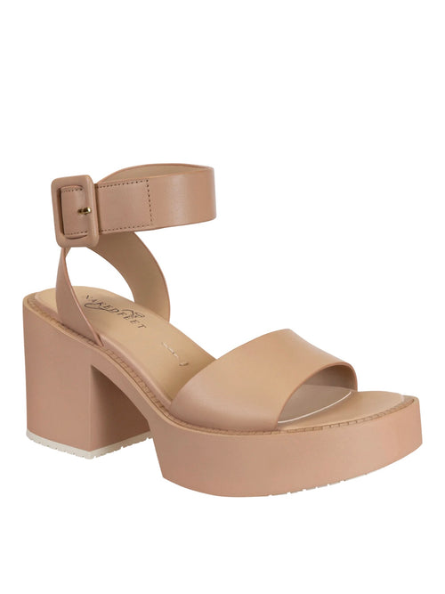 Iconoclast Heeled Sandals in Rosette
