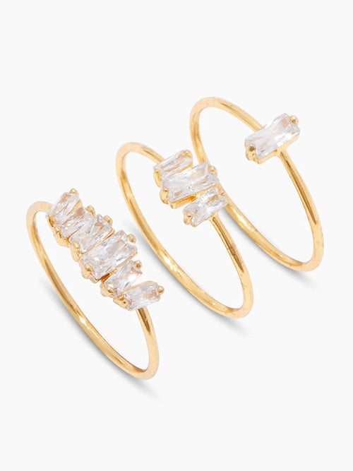 Amara Ring Set in Gold