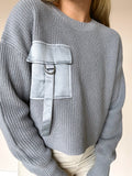 Madison Sweater in Steel Grey