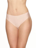 Butter Mid-Rise Thong in Beige