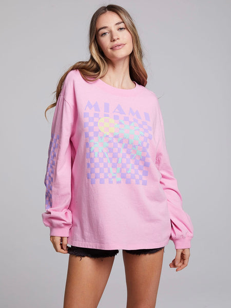 Miami Long Sleeve Pullover Tee