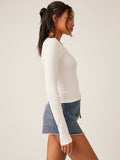 Must Have Scoop Layering Top in Ivory