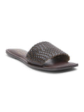 Isle Woven Slide in Espresso