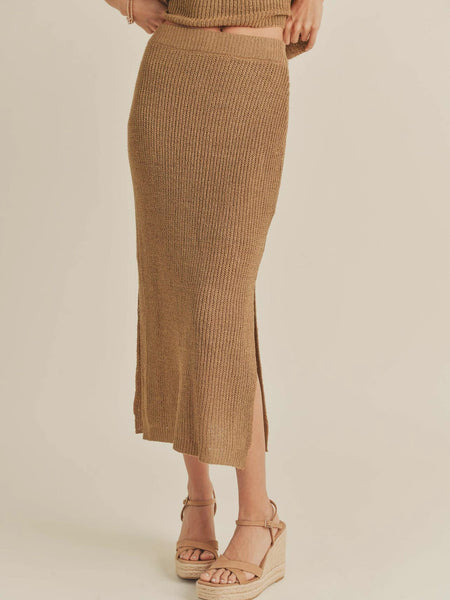 Desert Dust Knitted Skirt