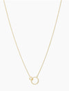 Wilshire Charm Adjustable Necklace in Gold