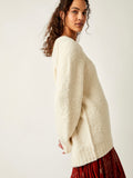 Teddy Sweater Tunic in Sugar Swirl