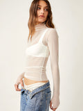 On The Dot Layering Top in Love Dove