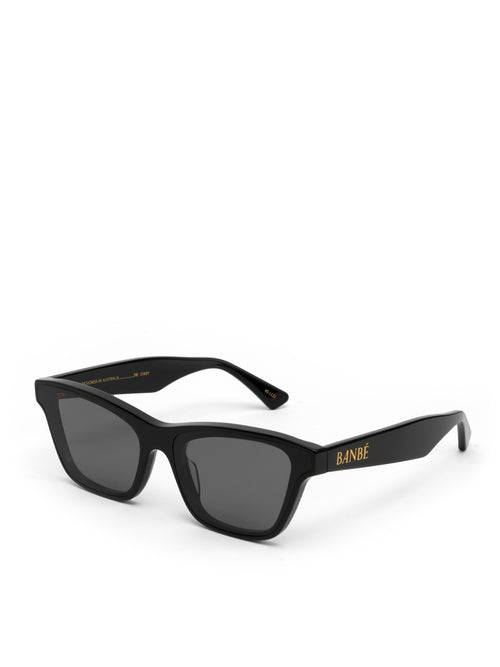 The Cindy Sunnies in Black/Jet