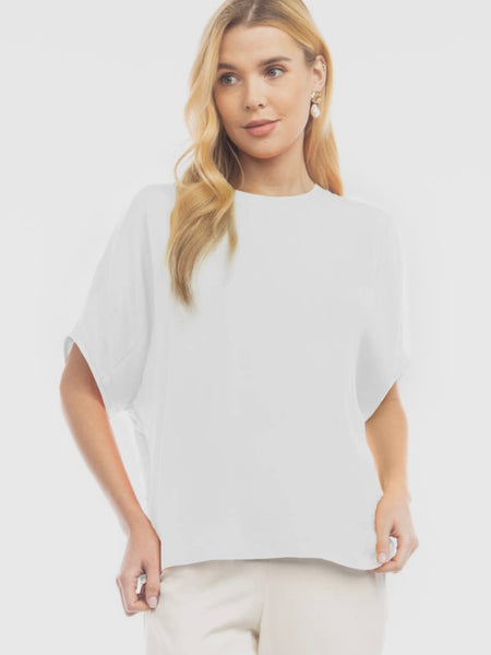 She Means Business Top in Off White