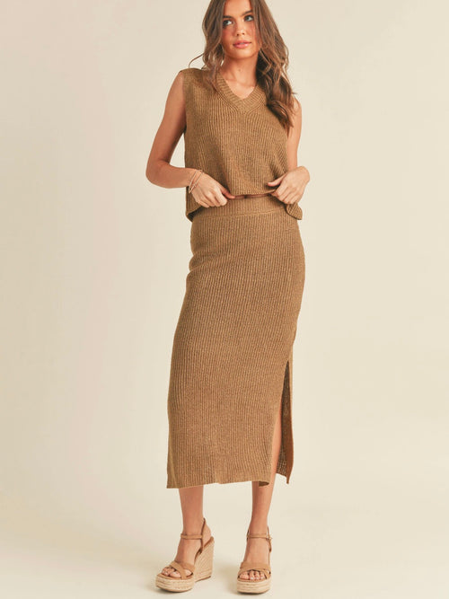 Desert Dust Knitted Skirt