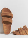 Giles Quilted Slides 2.0 in Chanterelle