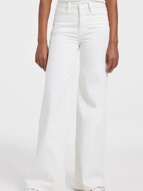Good Waist Palazzo Jeans in White
