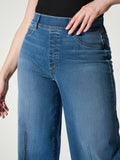 Seamed Front Wide Leg Jean in Vintage Indigo