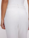 Luxe Suiting Column Trouser in Ivory