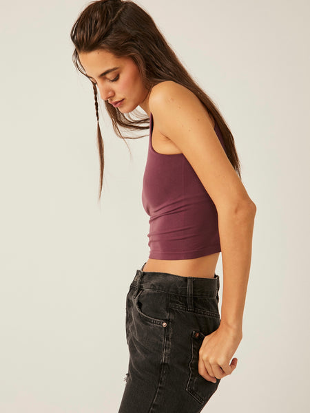 Clean Lines Cami in Precious Wine