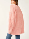 Teddy Sweater Tunic in Pale Rosette