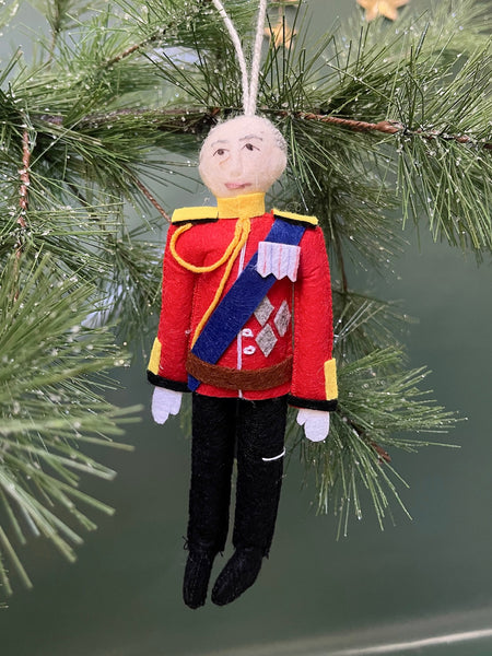 King Charles III Felt Ornament