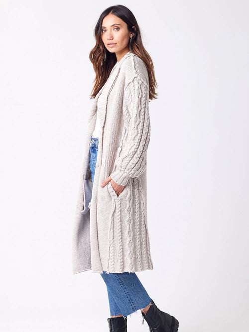 Romi Cardigan in Bone