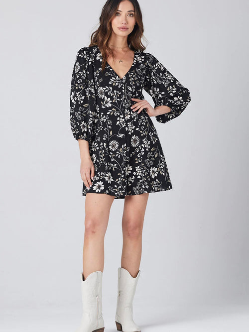Wyatt Printed Mini Dress