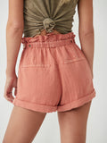 Topanga Cuff Shorts in Spice Route