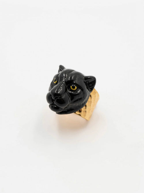 Black Panther Hammered Head Maxi Ring