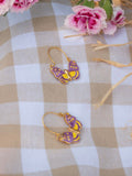 Figs & Flowers Open Wing Butterfly Earrings